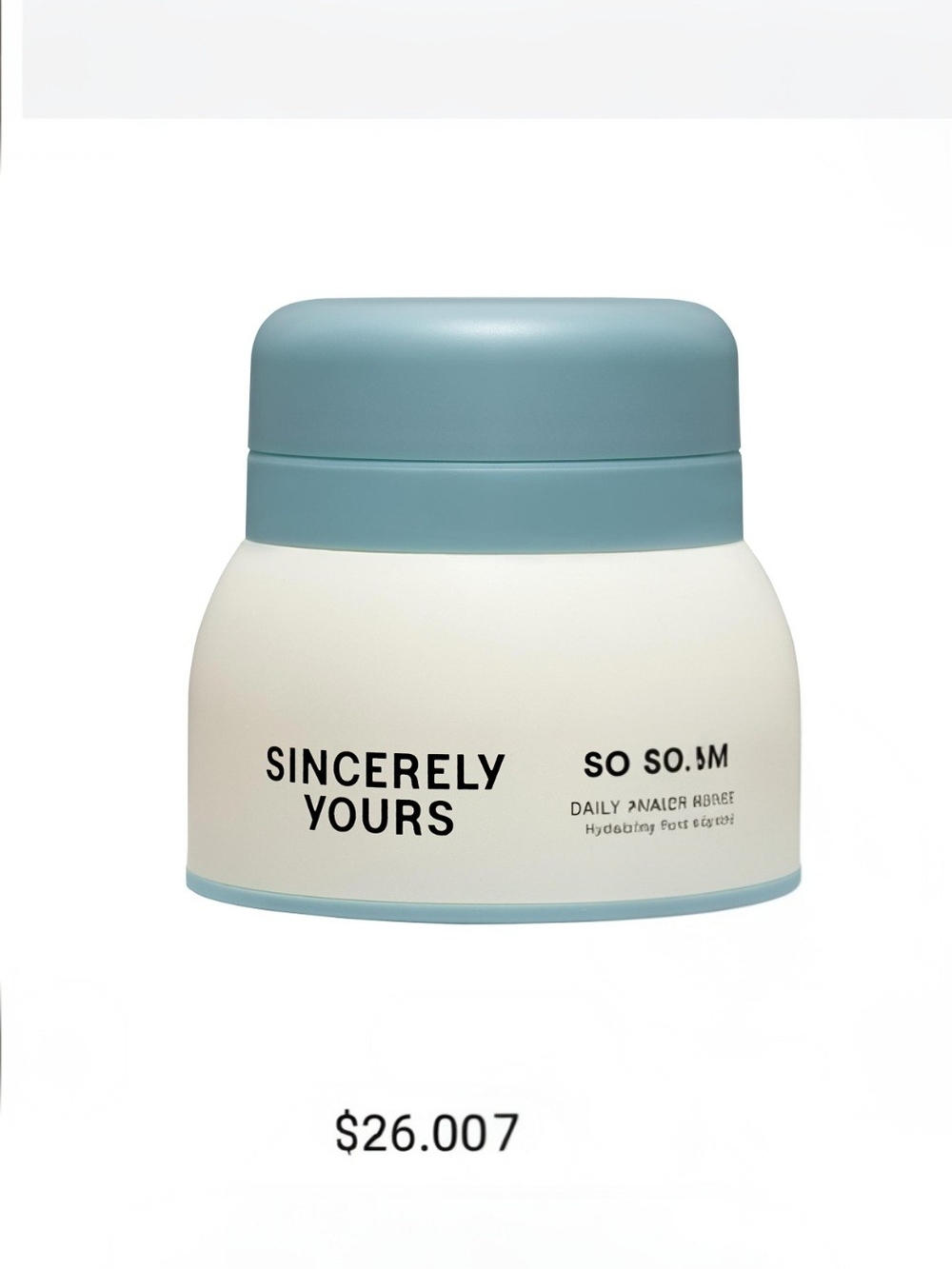 Sincerely Yours Hydrating Face Cream